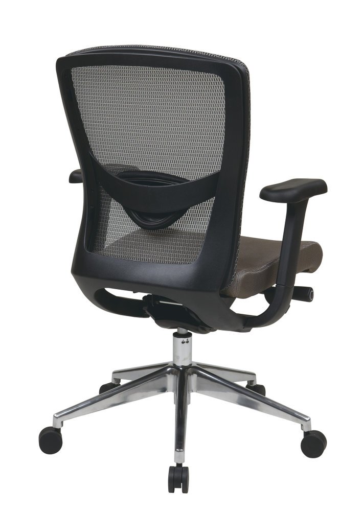 Grey Progrid High Back Chair With Adjule Arms 3 Position Grey Progrid High Back Chair With Adjule Arms 3 Position Locking 2 To1 Synchro Tilt Control Seat Slider Polished Aluminum Base