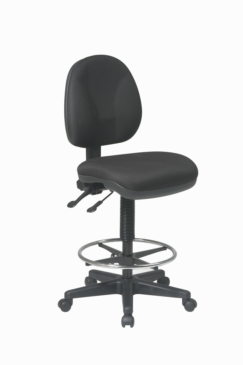 Deluxe Ergonomic Drafting Chair - Ergoback.com