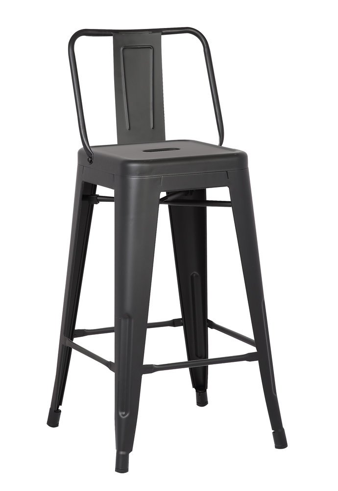 Metal Barstool With Back Matte Black 30 Inch Set Of 2 Ergoback Com Metal Barstool With Back Matte Black 30 Inch Set Of 2