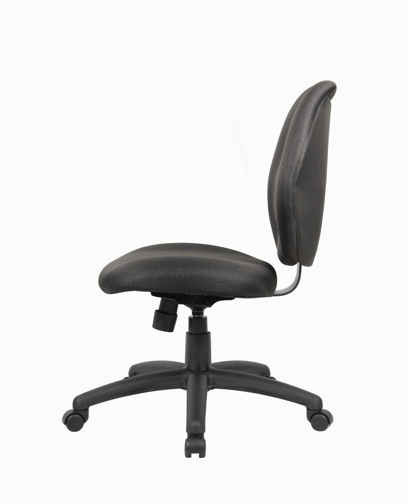 Boss Black Task Chair Without Arm B1016 Ergoback Com