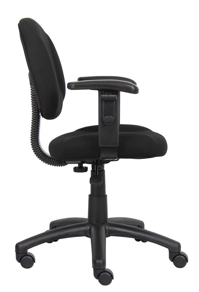 Boss Deluxe Posture Chair With Adjustable Arms B316