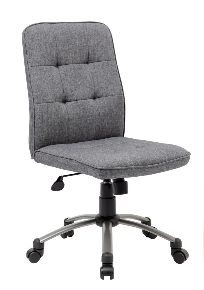 Boss Modern Commercial Grade Linen Office Chair B330PM - Ergoback.com